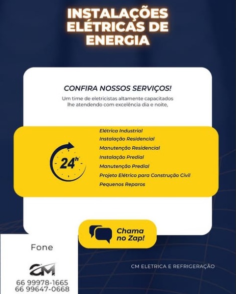 Instalações elétricas — projeto da CM